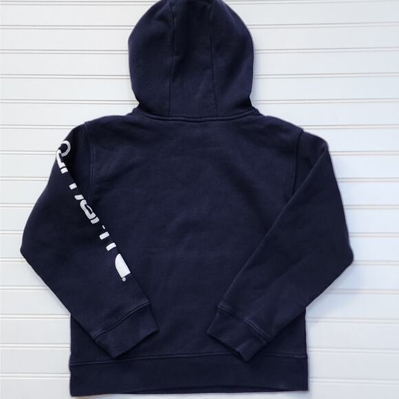 Carhartt Youth Long Sleeve Navy Graphic Hoodie - Picture 3 of 3
